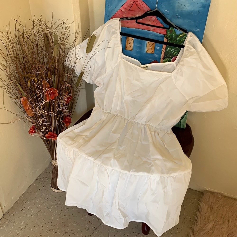 Beautiful white Crisp dress from INDIGO ROSE